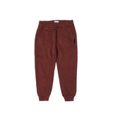 MAROON THERMAL FABRIC TROUSER WITH KNOT