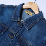 BLUE DOUBLE POCKET DENIM JACKET