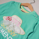 BABY BLUE SUNNY MOMENTS PATCH SUIT FOR GIRLS