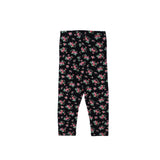 BLACK FLORAL PRINTED TROUSER FOR GIRLS