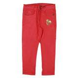 RED HEART TWILL PANTS FOR GIRLS