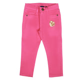 PINK HEART TWILL PANTS FOR GIRLS