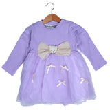 LIGHT PURPLE BOW TIE TOP FOR GIRLS