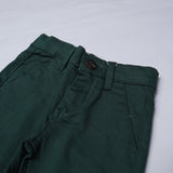 DARK SEA GREEN GUESS CHINO PANTS FOR BOYS