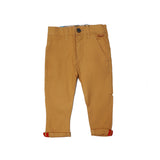 LIGHT ORANGE GUESS CHINO PANTS FOR BOYS