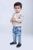 BEIGE TIGER PRINTED SWAETSHIRT FOR KIDS