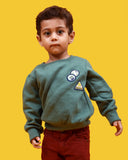 DARK SEA GREEN SWEATSHIRT FOR BOYS