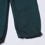 DARK SEA GREEN THERMAL FABRIC TROUSER WITH KNOT